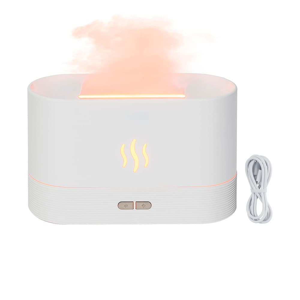 Humidificador Arómatico Efecto Fuego Ultrasónico 
