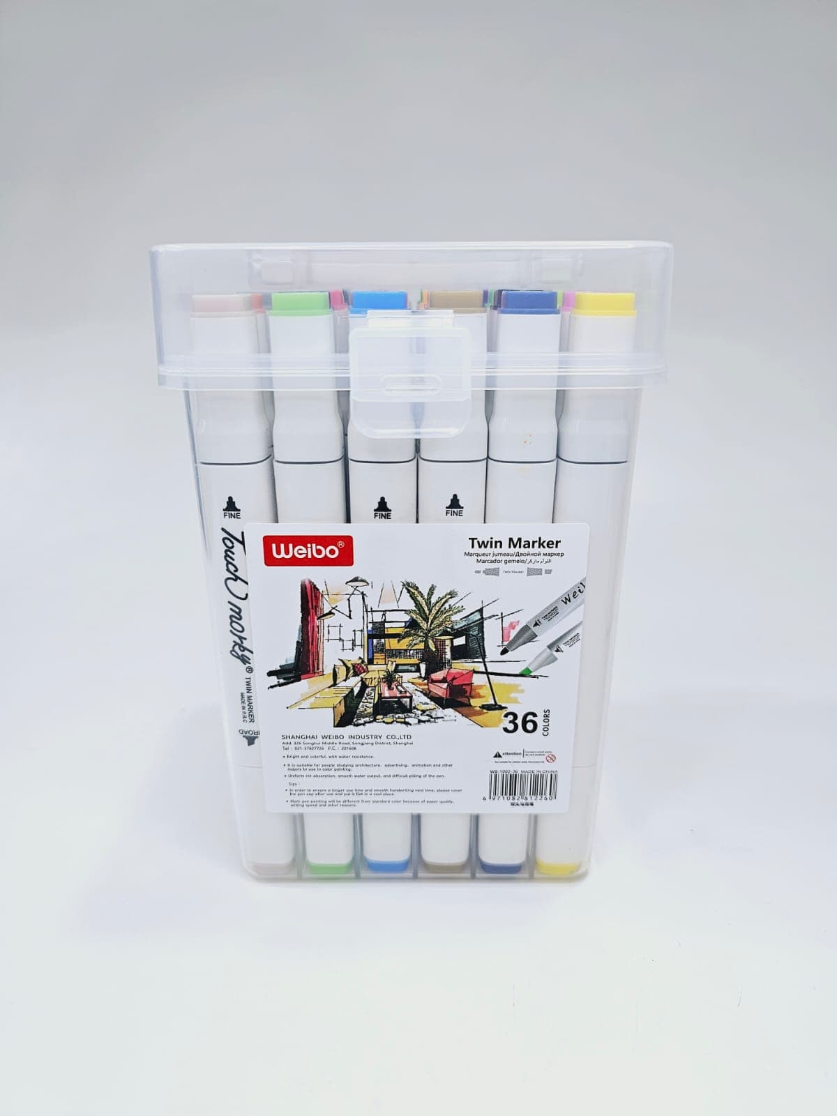 Marcadores x36 Punta Doble Weibo