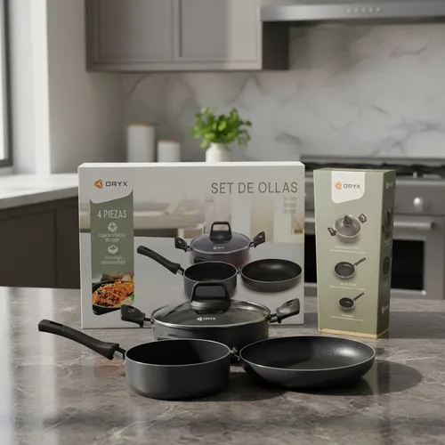 Set de Ollas 4 Piezas Oryx